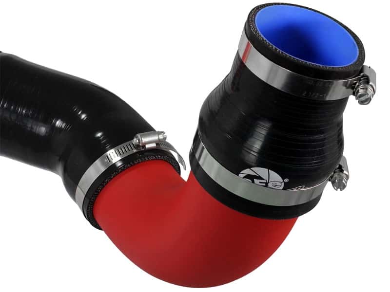 aFe — aFe Bladerunner 3in Red Intercooler Cold Side w/ Couplings Ram 1500 EcoDiesel 2014 V6 3.0L
Cold Charge Pipe - view 4