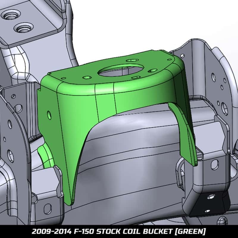 Camburg — Camburg 09-14 Ford F-150/ Raptor 4wd Raptor Conversion Coil Bucket Kit
Coil Bucket Kit - view 5