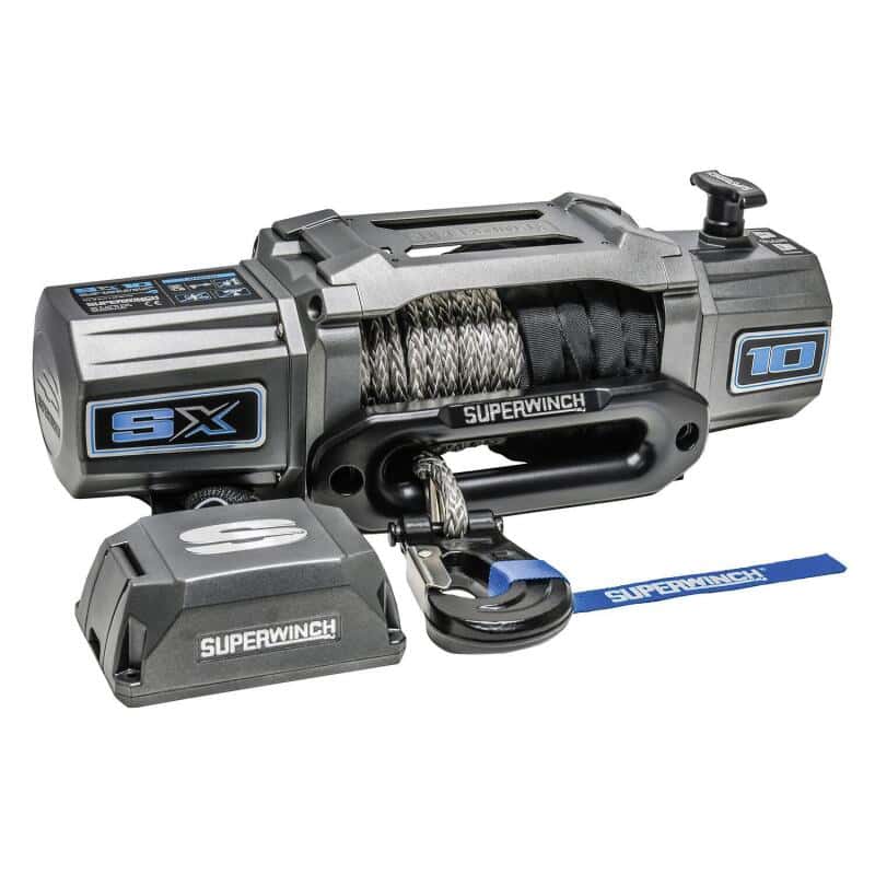 Superwinch — Superwinch 10000 LBS 12V DC 3/8in x 80ft Synthetic Rope SX 10000 Winch
Winch - view 40