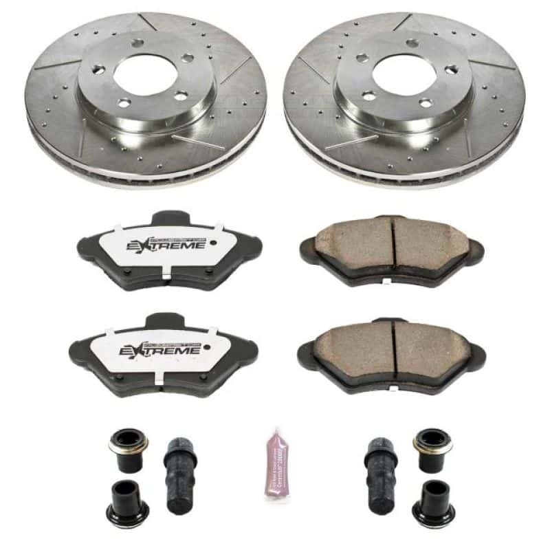 PowerStop — Power Stop 93-97 Ford Thunderbird Front Z26 Street Warrior Brake Kit - view 1