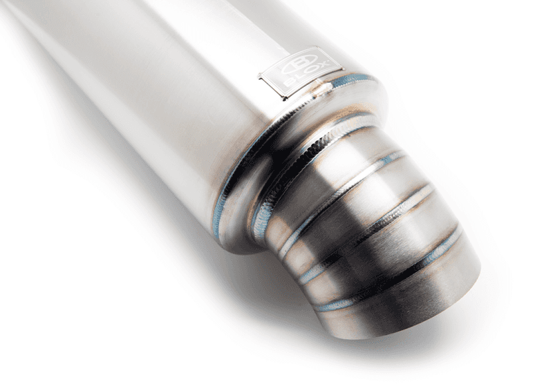 BLOX Racing — BLOX Racing 3.5in Street Muffler With Turndown Tip - view 3