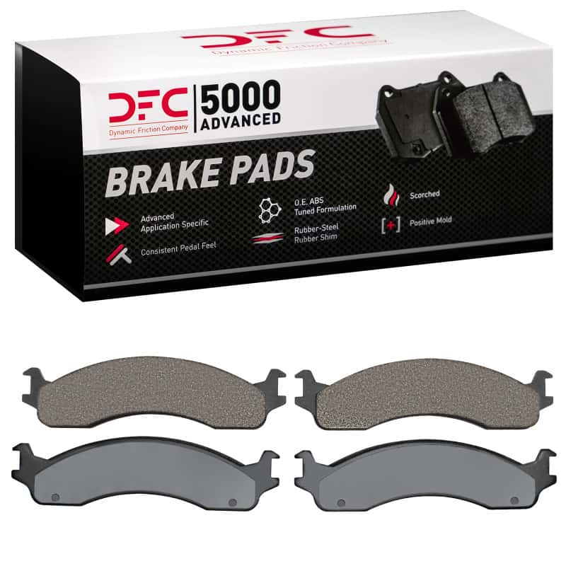 DFC — DFC 95-07 Ford E-Super Duty Front 5000 Advanced Semi Metallic Brake Pads
DFC Brake Pad Set - view 1