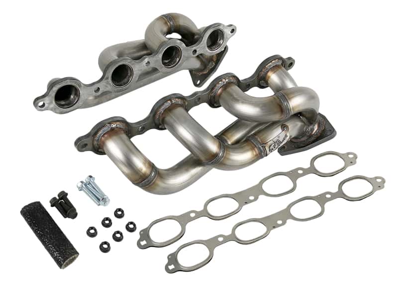 aFe — aFe Twisted Steel 1-3/4in 304SS Shorty Headers 2019 GM Silverado / Sierra 1500 V8-5.3L/6.2L
Shorty Headers - view 2