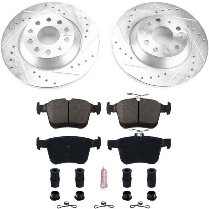 PowerStop — Power Stop 16-18 Audi TT Quattro Rear Z23 Evolution Sport Brake Kit - view 1