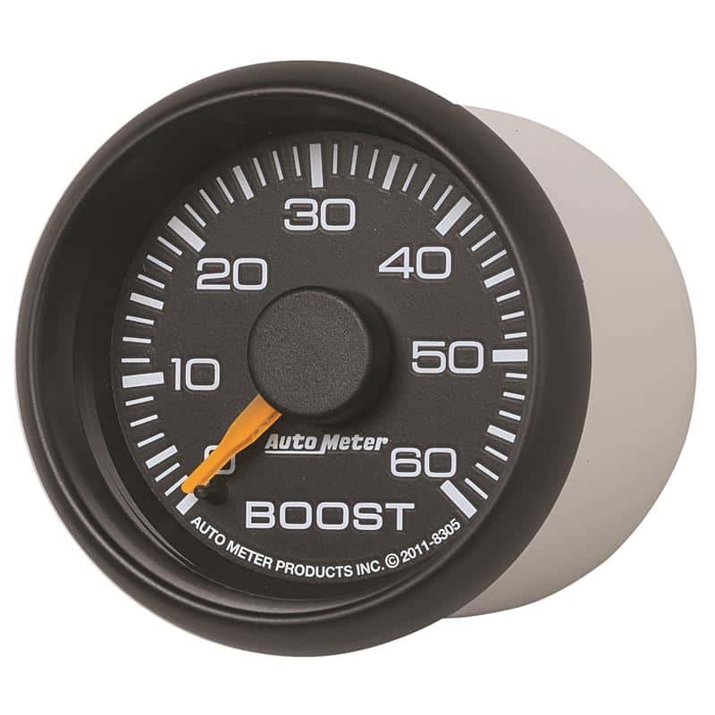 AutoMeter — Autometer Factory Match 52.4mm Mechanical 0-60 PSI Boost Gauge
2-1/16" BOOST, 0-60 - view 3