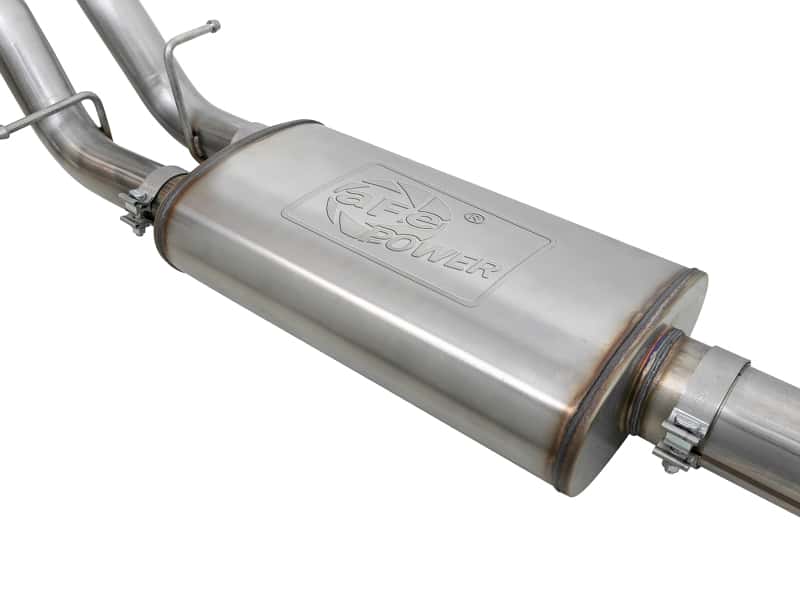 aFe — aFe Vulcan Series 4in-3in 304-SS Exhaust Cat-Back 2019 GM Silverado / Sierra 1500 V8-5.3L w/ OE Tips
Cat-Back Exhaust - view 3