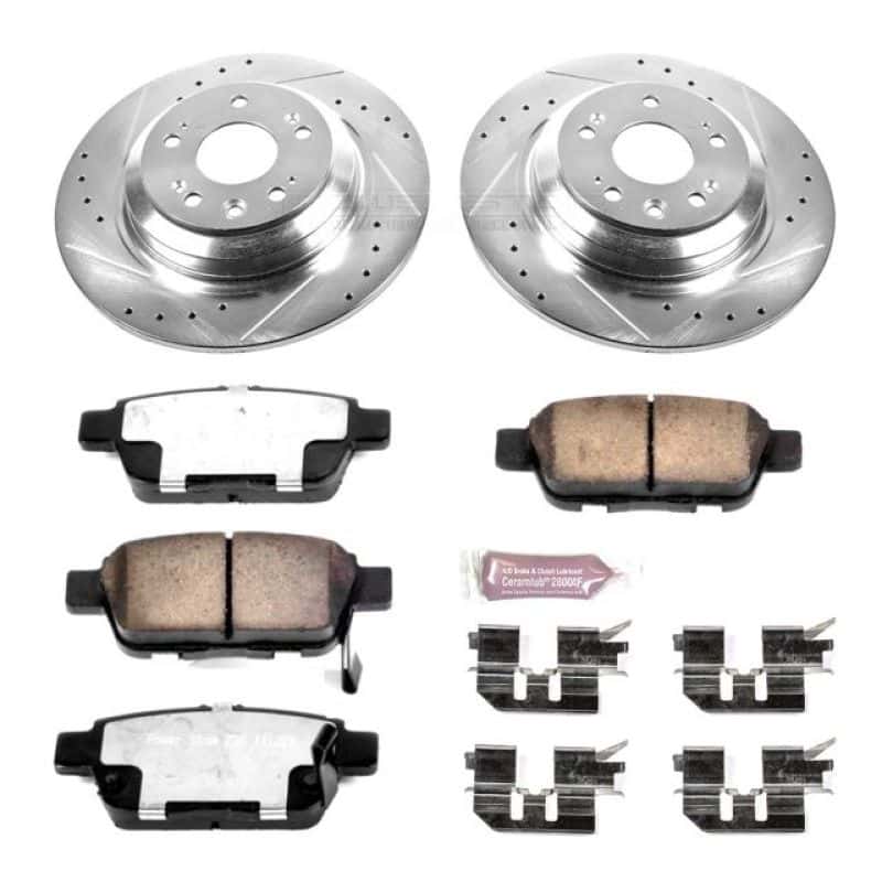 PowerStop — Power Stop 09-14 Acura TL Rear Z36 Truck & Tow Brake Kit - view 1