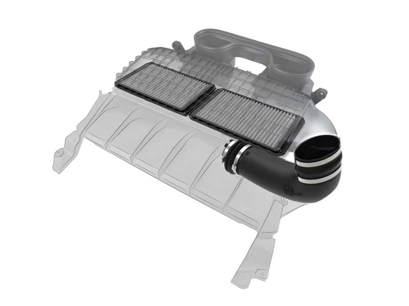 aFe — aFe 21-23 Ram 1500 TRX HEMI V8 6.2L (sc) Super Stock Induction System w/ Pro DRY S Filters
Super Stock Intake - view 1