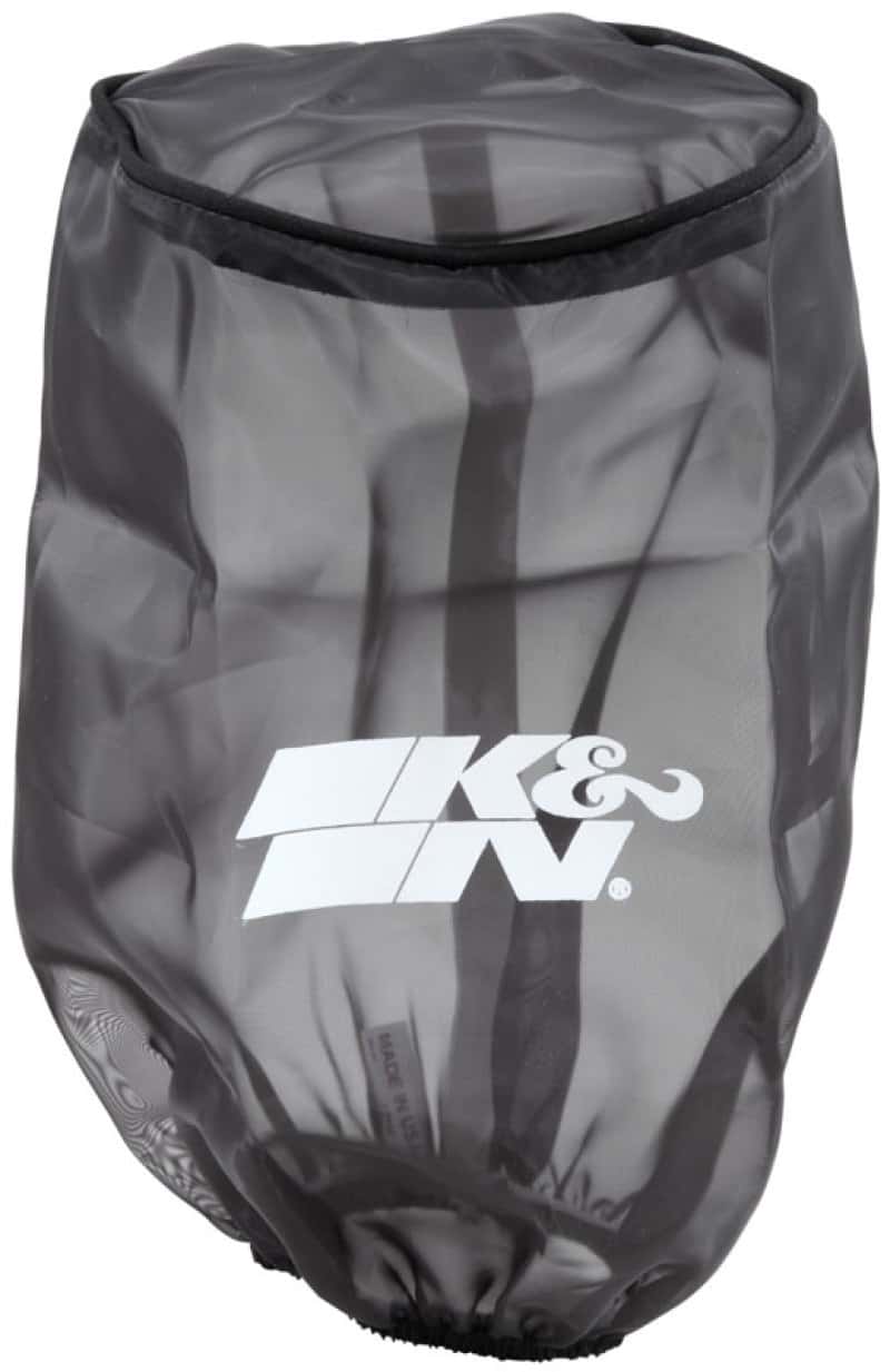K&N Engineering — K&N Universal Round Tapered Filter Wrap - Black - 6in Base ID x 4.625in Top ID x 9in Height - view 2