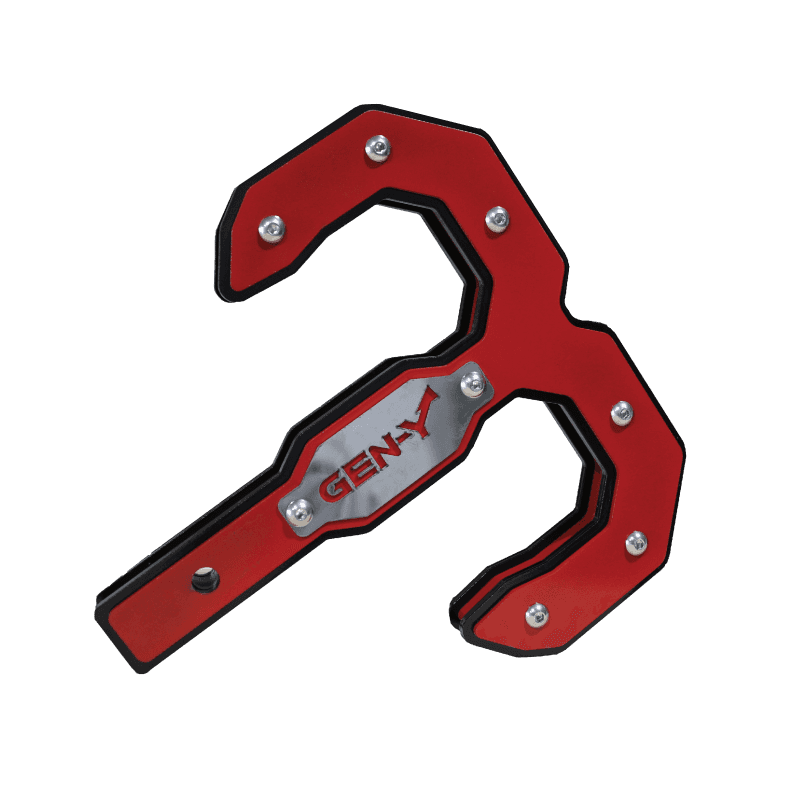 GEN-Y Hitch — Gen-Y Hulk 2.5 32K Tow Hook 2.5in Shank - Black/Red
Tow Hook - view 2