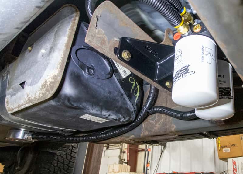 Wehrli — Wehrli 11-16 Chevrolet 6.6L Duramax FASS Fuel System Relocation Bracket (Crew Cab Only)
Rel Mt FASS 11-16 CC - view 5