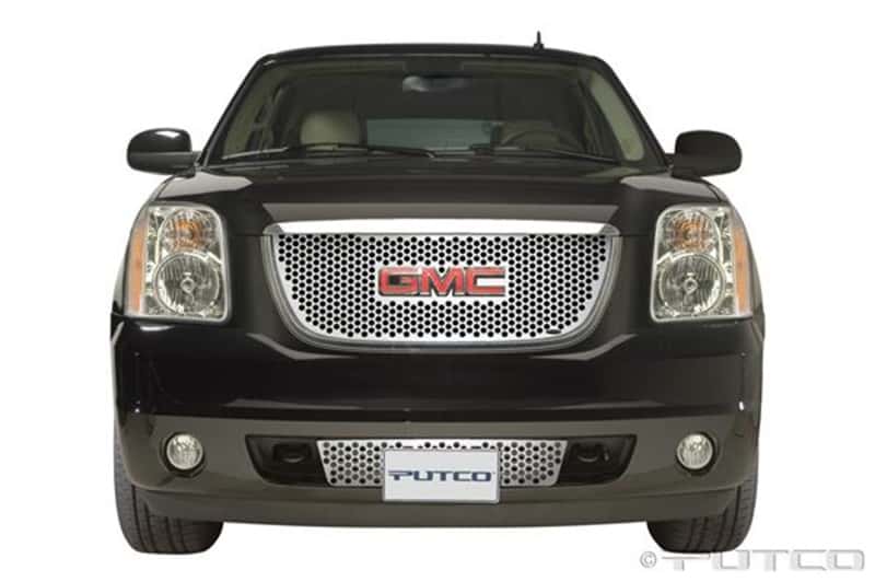 Putco — Putco 07-14 GMC Yukon XL Bumper Grille Punch Stainless Steel Grilles
Grille Insert - view 3