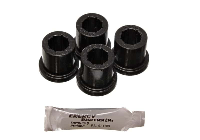 Energy Suspension — Energy Suspension 80-87 Toyota Pick Up Black Rear Spring Frame Shackle Bushing Kit
LeafSpShclBsh - view 2