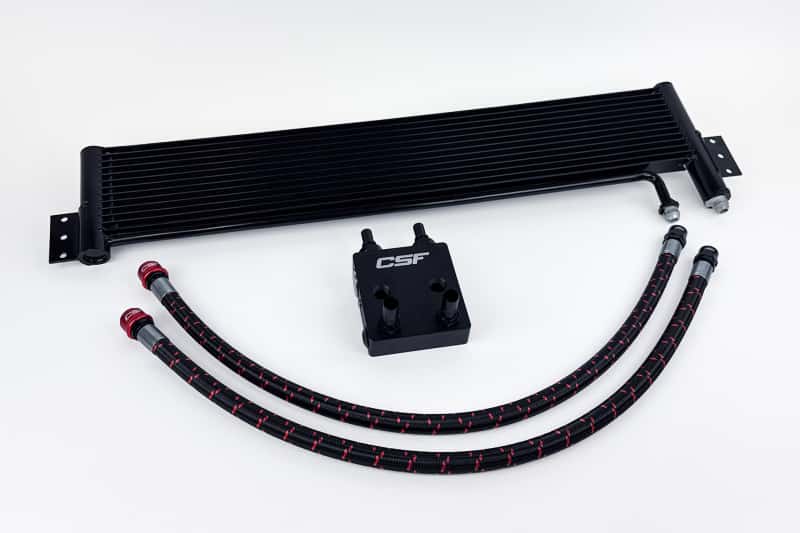 CSF — CSF 2021+ Ford Bronco 2.7L EcoBoost External Transmission Oil Cooler Kit
CSF Trans Cooler Kit - view 12