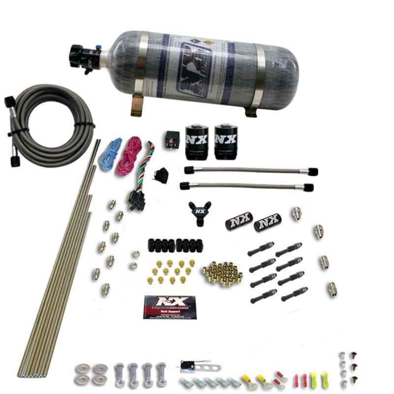 Nitrous Express — Nitrous Express 8 Cyl Dry Direct Port 2 Solenoids Nitrous Kit (200-600HP) w/Composite Bottle
Injection System Kit
N2OSys - view 2