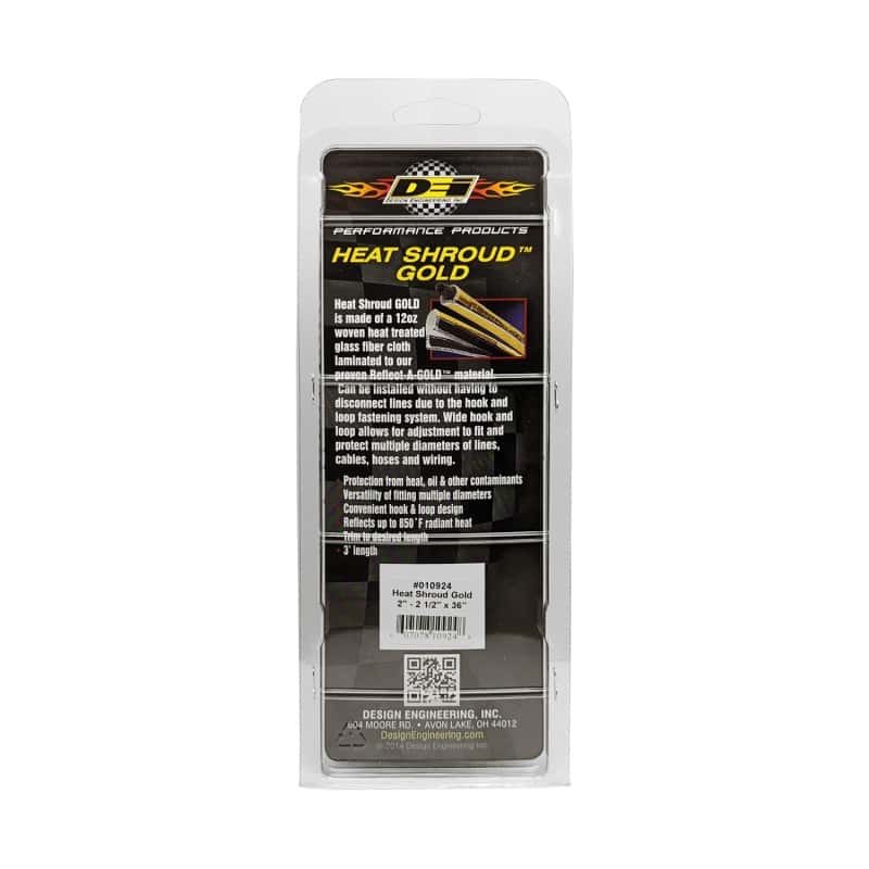 DEI — DEI Heat Shroud Gold 2in to 2.5in x 36in
Heat Shield Sleeve - view 3
