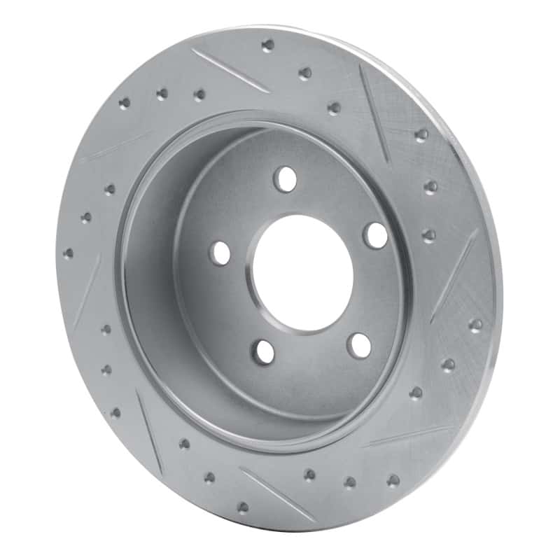 R1 Concepts — R1 91-95 Ford Crown Victoria Rear Left Drilled & Slotted Silver Brake Rotor
R1 Brake Rotor Drill - view 4