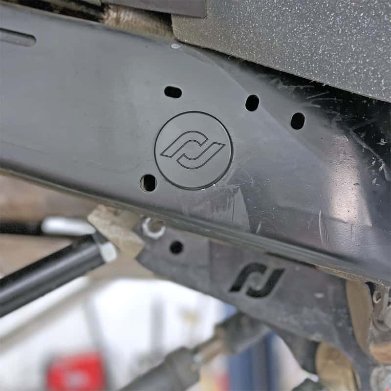 RockJock — RockJock JL/JT Frame Rail Plugs Frame Behind Front Axle Centerline CNC Machined Black Delrin
FrameCrossmemHolePlg - view 3