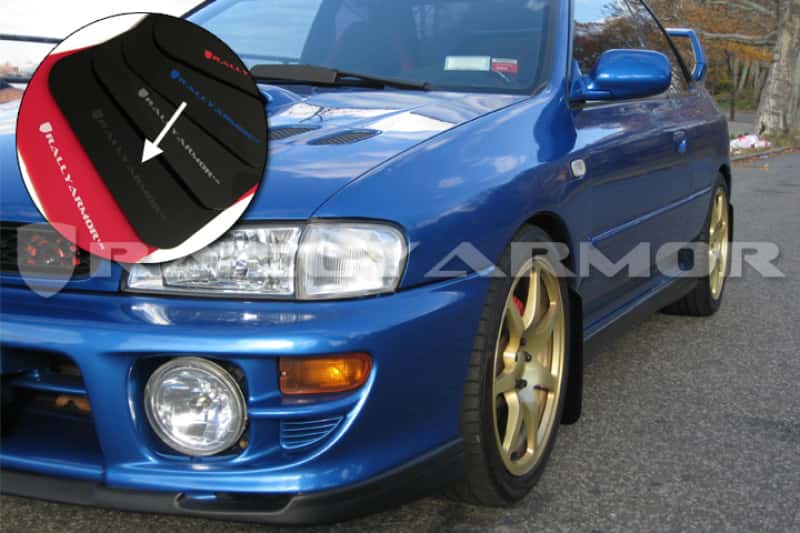 Rally Armor — Rally Armor 93-01 Subaru Impreza RS Black UR Mud Flap w/ Grey Logo
Mud Flap - view 2