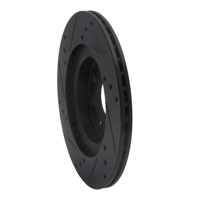 R1 Concepts — R1 00-05 Toyota MR2 Spyder Rear Right Drilled & Slotted Black Brake Rotor
R1 Brake Rotor Drill - view 4