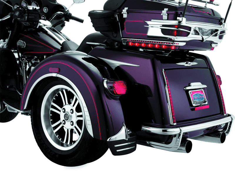 Kuryakyn — Kuryakyn Rear Bumper Accents For Trikes Chrome - view 2