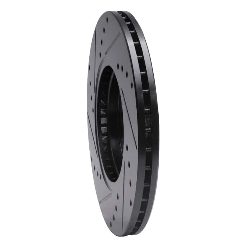 R1 Concepts — R1 14-23 Ford Fiesta (USA/Canada) Front Right Drilled & Slotted Black Brake Rotor
R1 Brake Rotor Drill - view 4