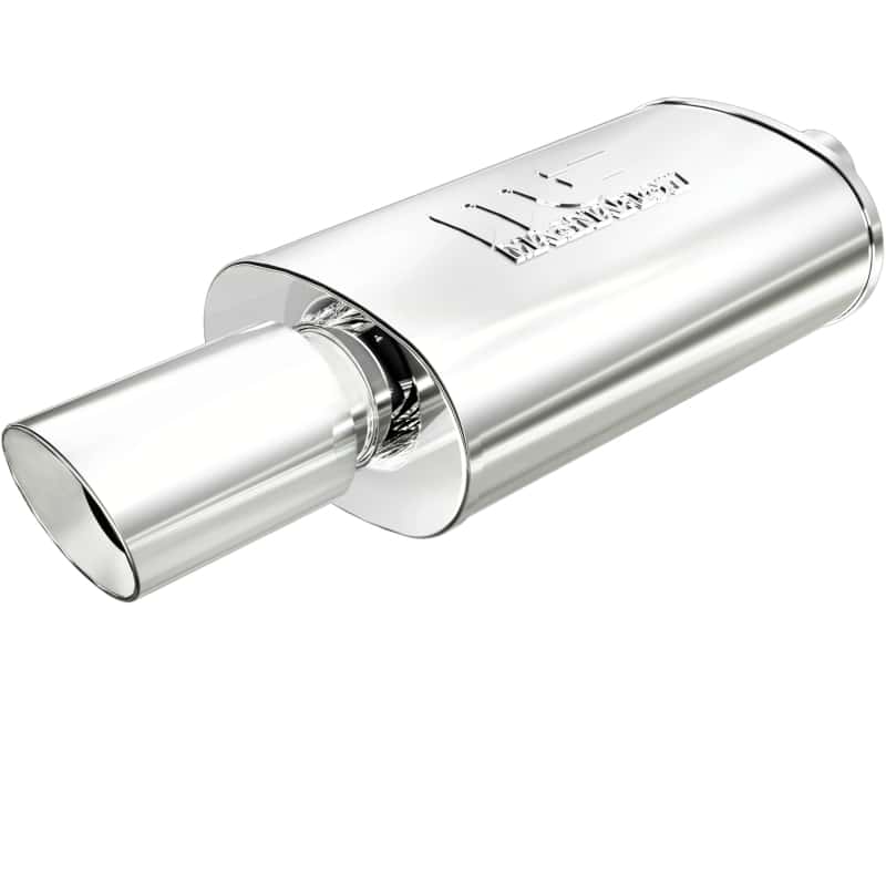 Magnaflow — MagnaFlow Muffler W/Tip Mag SS 14X5X8 2.25/4.
Straight Through - view 2