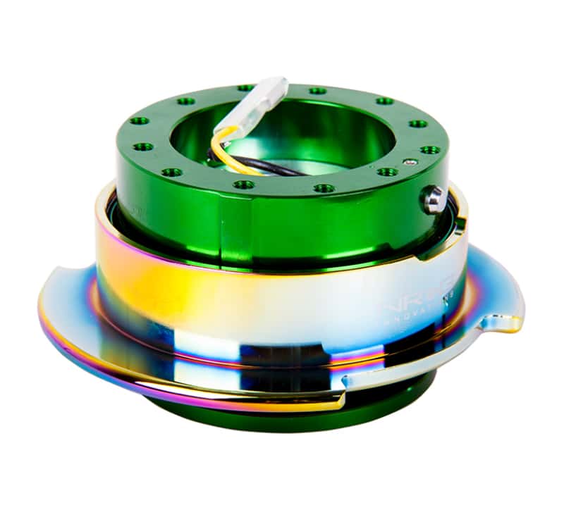 NRG — NRG Quick Release Gen 2.5 - Green Body / Neochrome Ring - view 3