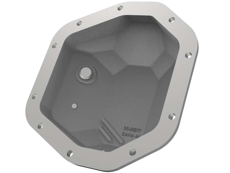 aFe — aFe 97-18 Jeep Wrangler TJ/JK Dana 44 Street Series Differential Cover w/ Machined Fins - Raw
Differential Cover - view 3