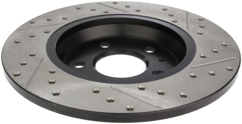 Stoptech — StopTech Power Slot 09-10 Audi A4/A4 Quattro / 08-10 A5 / 10 S4 Rear Right Drilled & Slotted Rotor
Slot/Drill Rotor - view 2