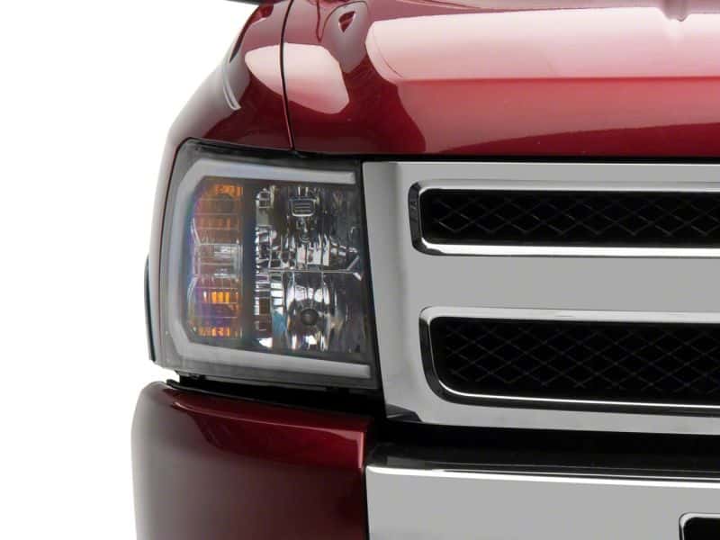Raxiom — Raxiom 07-13 Chevrolet Silverado 1500 Axial Headlights w/ SEQL LED Bar- Blk Housing (Clear Lens)
Headlights - view 10