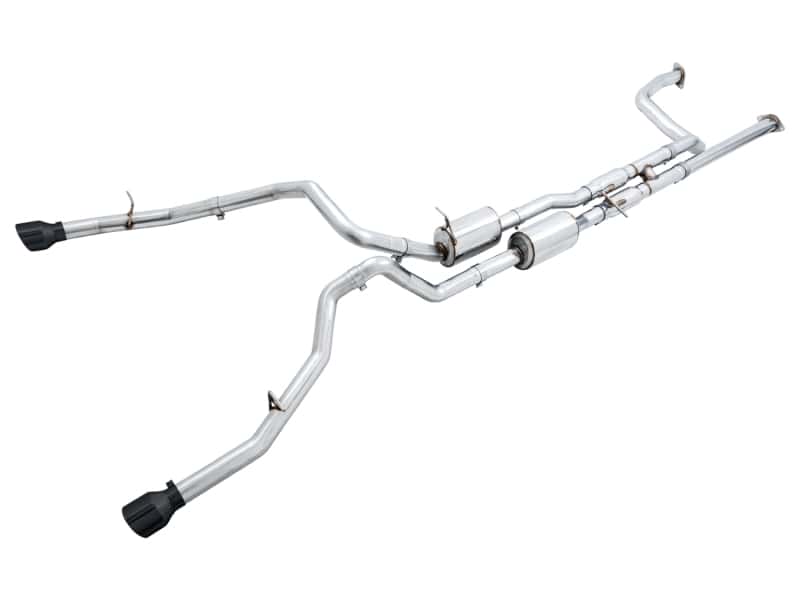 AWE Tuning — AWE Tuning 2021 RAM 1500 TRX 0FG Cat-Back Exhaust - Diamond Black Tips
0FG Catback - view 1