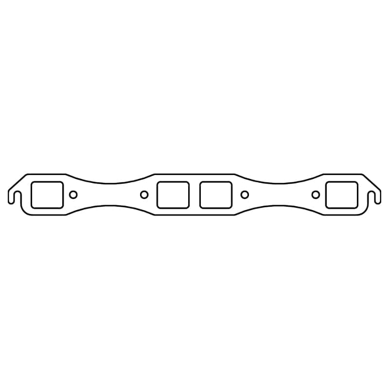 Cometic Gasket — Cometic Chrysler Big Block B/RB V8 .043in Copper Exhaust Manifold Gasket Set-1.780in x 1.480in Port
Exhaust Gasket Set - view 1