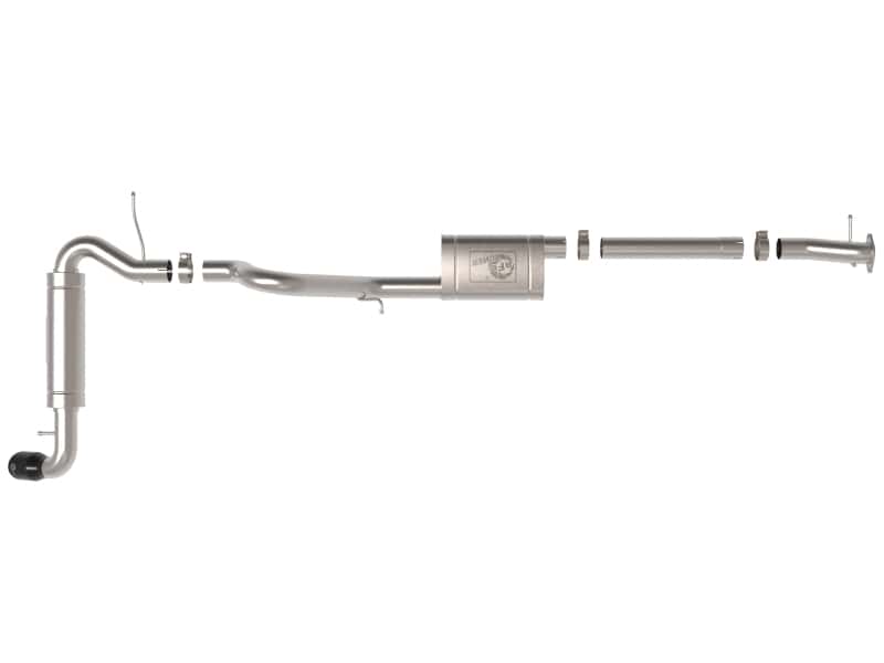 aFe — aFe Apollo GT 3in 409 SS Cat-Back Exhaust 2021 Ford Bronco L4-2.3L (t)/V6-2.7L (tt) w/ Black Tip
Cat-Back Exhaust - view 2