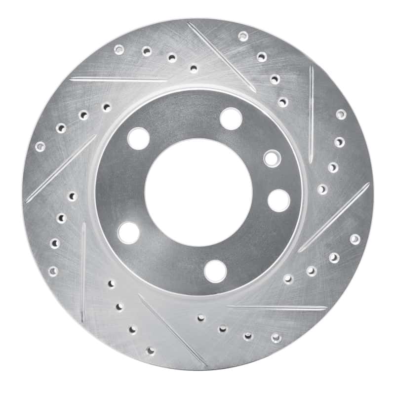 R1 Concepts — R1 82-89 BMW 535I Front Right Drilled & Slotted Silver Brake Rotor
R1 Brake Rotor Drill - view 1