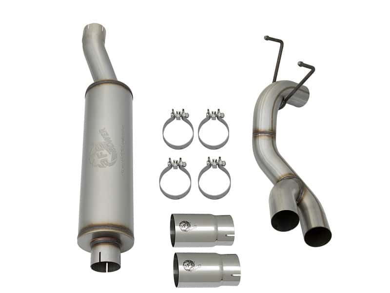 aFe — aFe POWER Rebel Series 3.5in 409 SS Cat Back Exhaust w/Pol Tips 14-17 RAM 2500/3500 V8-6.4L Hemi
Rebel Series Exhaust - view 6
