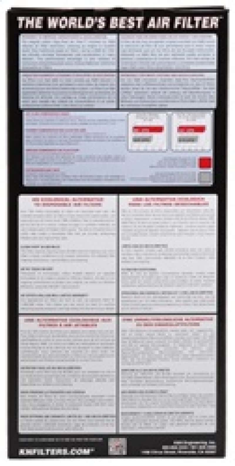 K&N Engineering — K&N 2019 Jeep Cherokee L4-2.0L F/I Turbo Replacement Drop In Air Filter
Replacement Air Filt
Air Filter - view 6