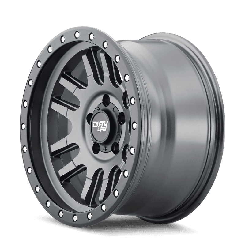 Dirty Life — Dirty Life 9309 Canyon Pro 17x9/5x127 BP/-12mm Offset/71.5mm Hub Satin Graphite Wheel - Beadlock
DIRTY LIFE 9309 - view 2