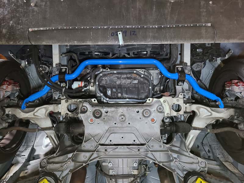 aFe — aFe 09-20 Nissan 370Z V6-3.7L Front and Rear Control Sway Bar Set - Blue
Sway Bar Set - view 5