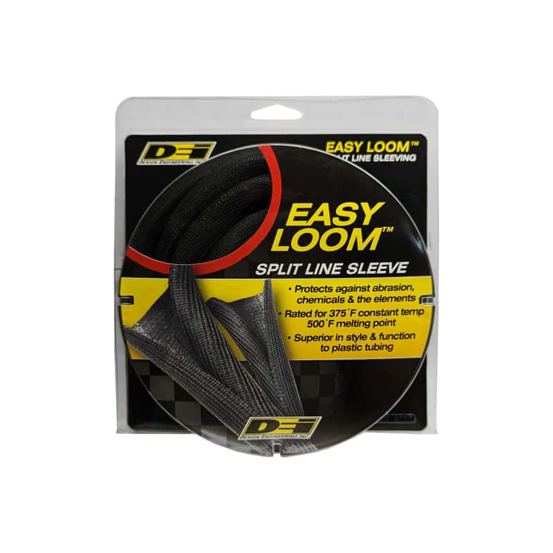 DEI — DEI Split Wire Sleeve Easy Loom 13mm-1/2in x 12 Black
Wire Sleeve - view 8
