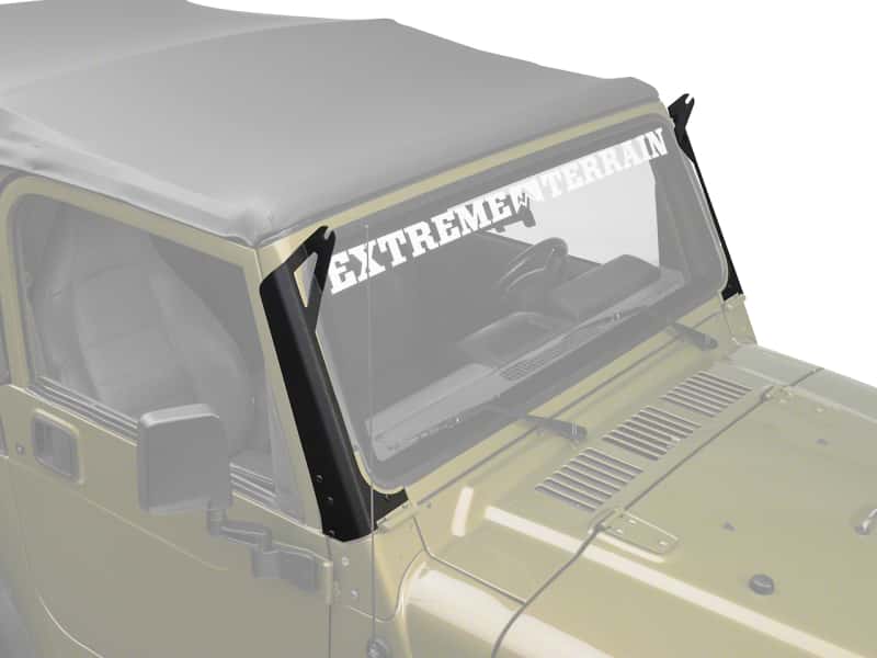 Raxiom — Raxiom 97-06 Jeep Wrangler TJ 50-In LED Light Bar Windshield Mount
Mount - view 1