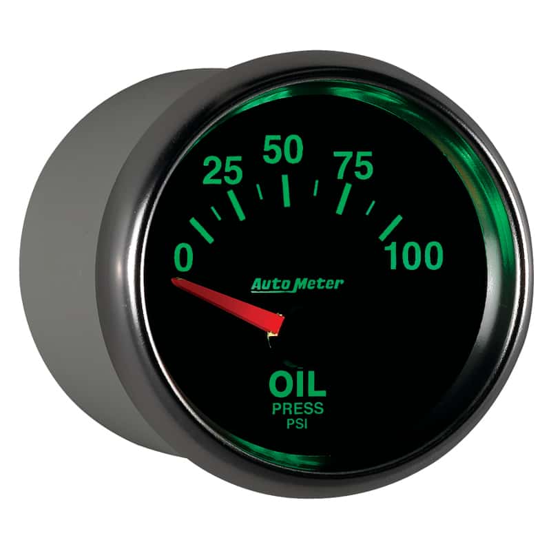 AutoMeter — Autometer GS 0-100 PSI Short Sweep Electronic Oil Pressure Gauge
2-1/16" OIL PRESS, 0 - view 10