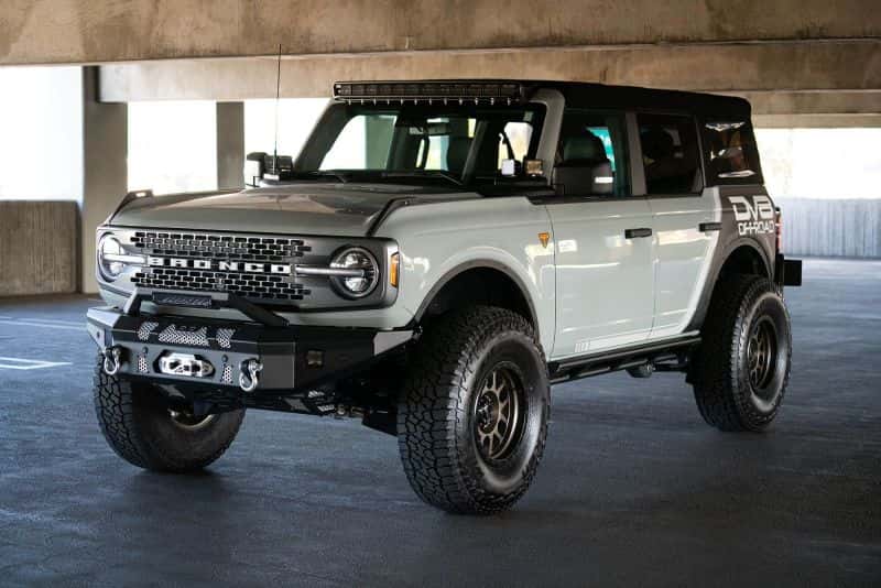 DV8 Offroad — DV8 Offroad 2021+ Ford Bronco Front Bumper Winch Capable w/ Optional Bull Bar/Aux Light Opening - view 36