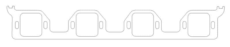 Cometic Gasket — Cometic Chrysler Gen-2 Hemi .047in Fiber Intake Manifold Gasket Set-1.856in x 2.009in Rectangle Port
Intake Gasket Set - view 1