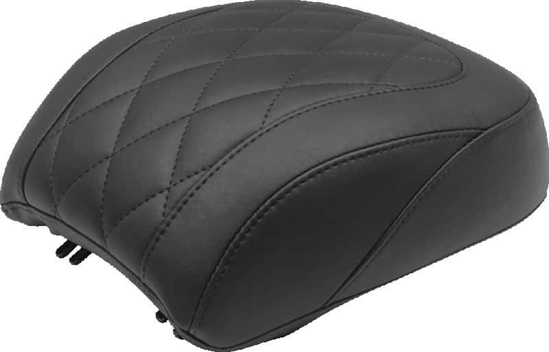 Mustang Motorcycle — Mustang 97-21 Harley Touring Sissy Bar Pad Regal (14 inch x 9 inch) - Black - view 2