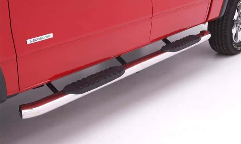 LUND — Lund 2019 Chevy Silverado 1500 Double Cab 5In Oval Curved SS Nerf Bars - Polished Stainless
5 In CURVED OVAL SS
Nerf/Step Bar - view 5