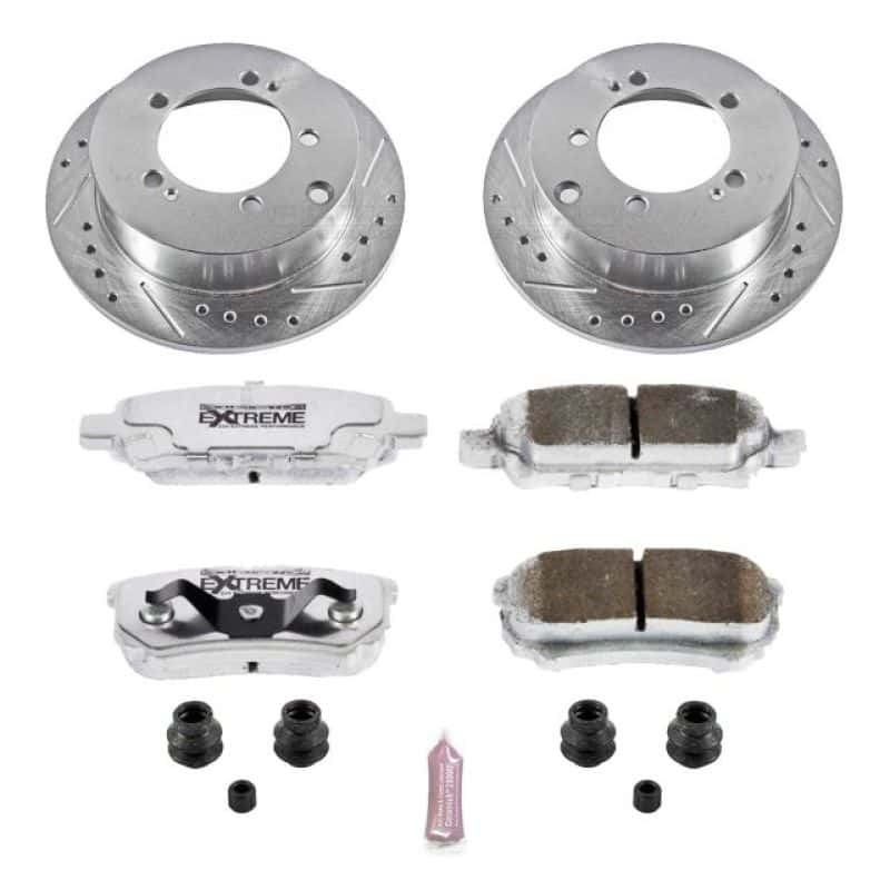 PowerStop — Power Stop 04-06 Mitsubishi Lancer Rear Z26 Street Warrior Brake Kit - view 1