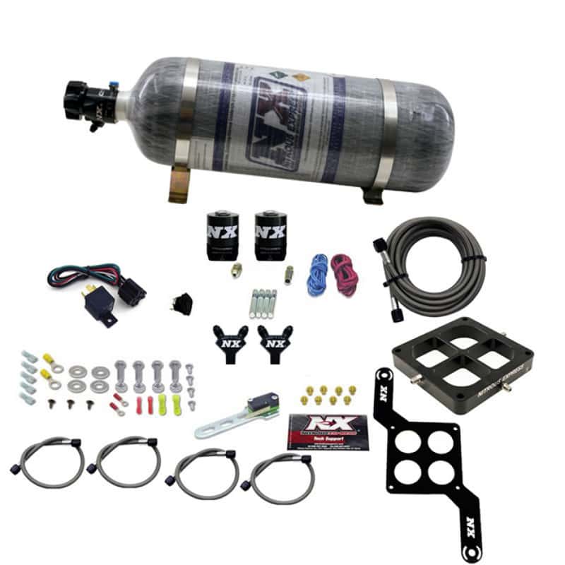 Nitrous Express — Nitrous Express Dominator Billet Crossbar Pro-Power Nitrous Kit (100-500HP) w/Composite Bottle
Injection System Kit
N2OSys - view 3