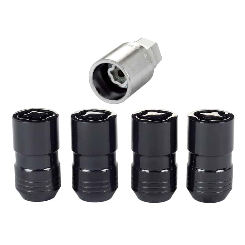 McGard — McGard Wheel Lock Nut Set - 4pk. (Cone Seat) M14X1.5 / 21mm & 22mm Dual Hex / 1.639in. L - Black - view 5