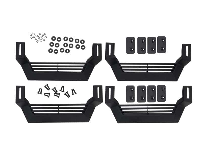 Rampage — Rampage 1999-2019 Jeep Rock Rail Short Step Universal 4 Piece Set - Black
Nerf/Step Bar - view 2